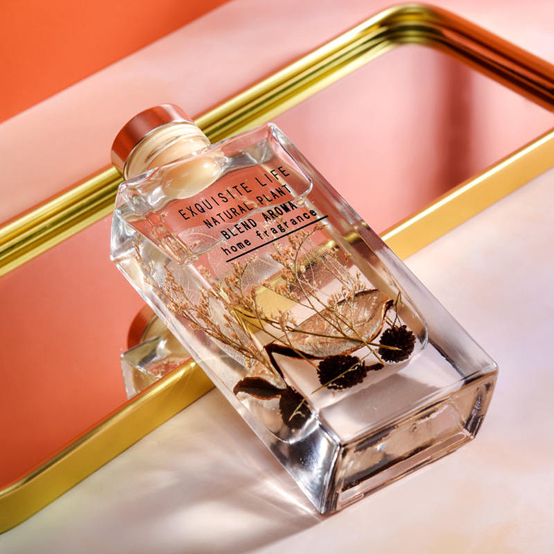 Décoration de fleurs sèches sans feu, diffuseur de roseaux d'aromathérapie