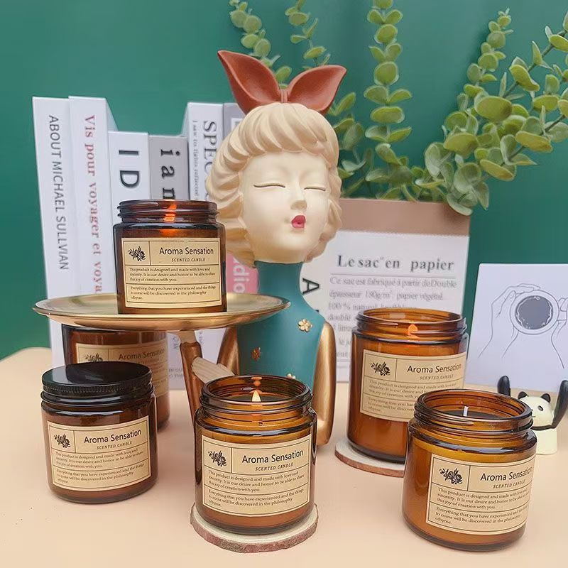 Bougies d'aromathérapie romantiques et durables pour un usage domestique