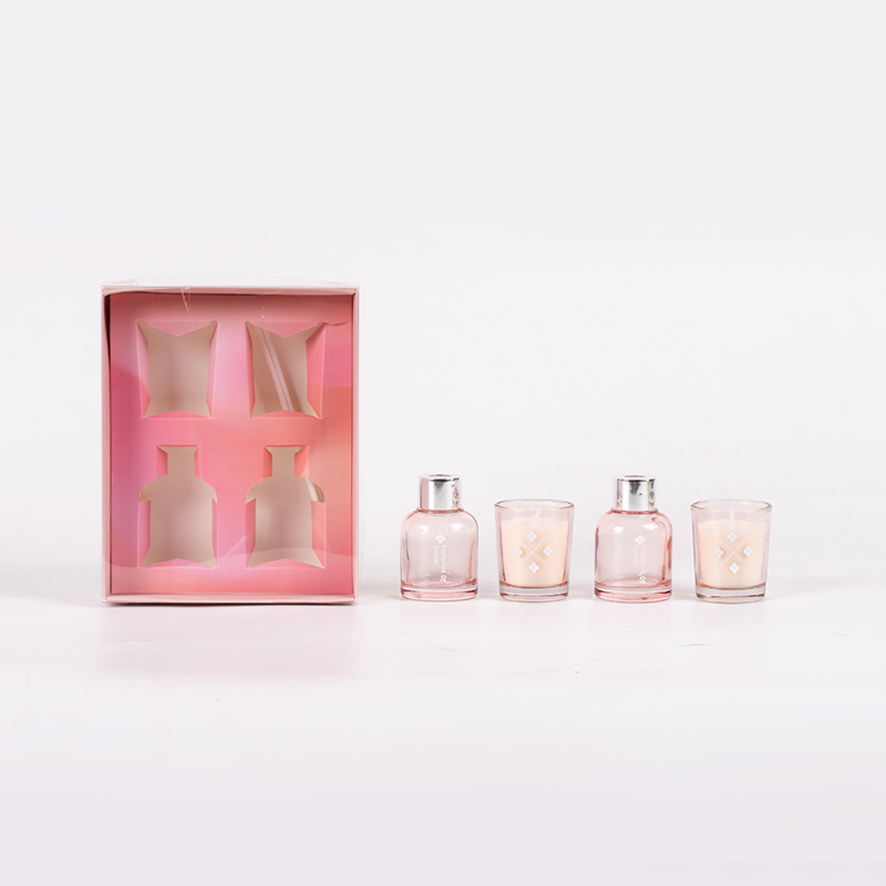 Petit coffret d'arômes rond - Fabricant de coffrets de parfums d'ambiance