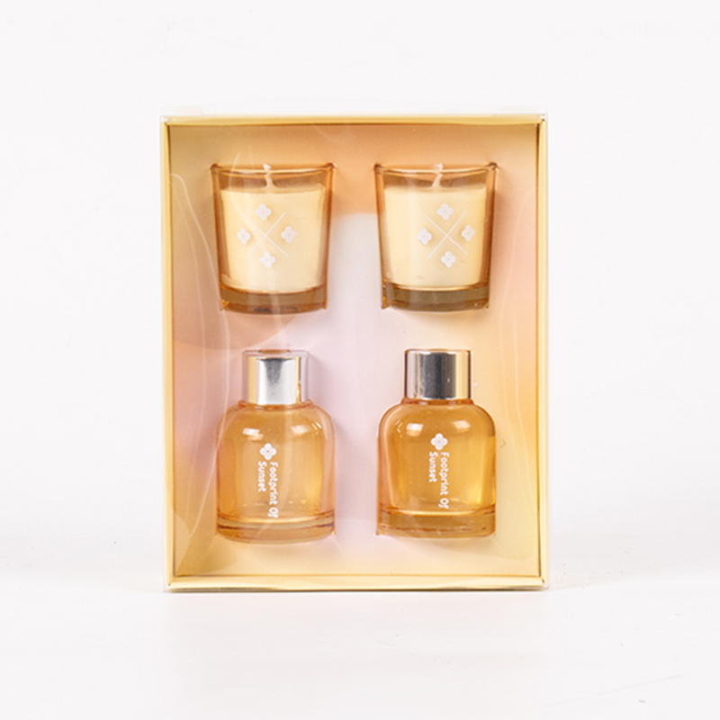 Petit coffret d'arômes rond - Fabricant de coffrets de parfums d'ambiance