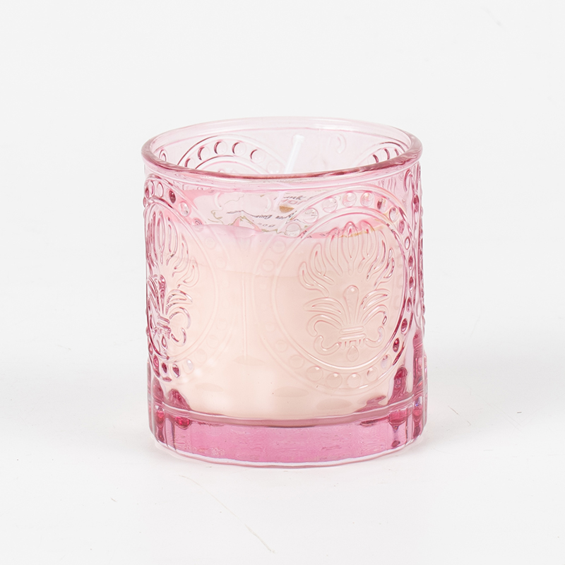 Bougie parfumée en bouteille de verre gracieuse pour la fête des mères - producteur de bougies en cire de soja écologique