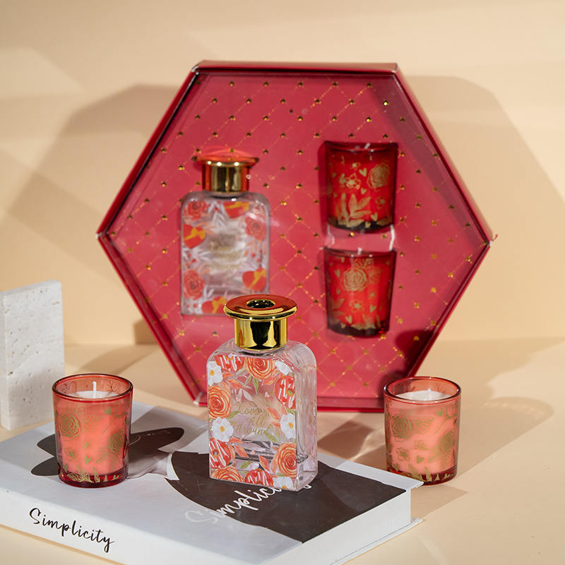 Ensemble de 3 parfums d'intérieur écologiques, arôme premium Valentine, ogranic
